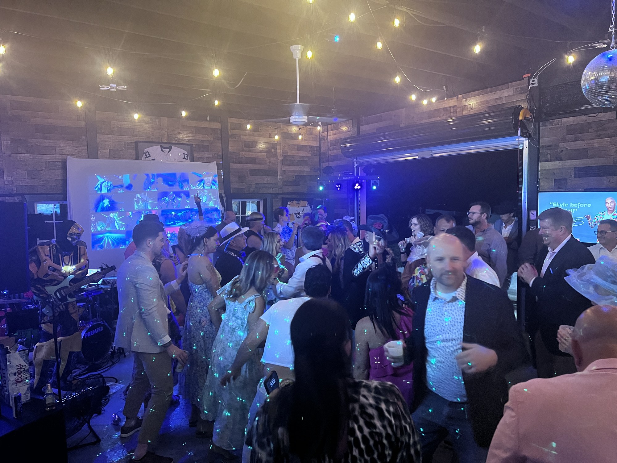 Guests enjoying a Krush Audio live entertainment experience