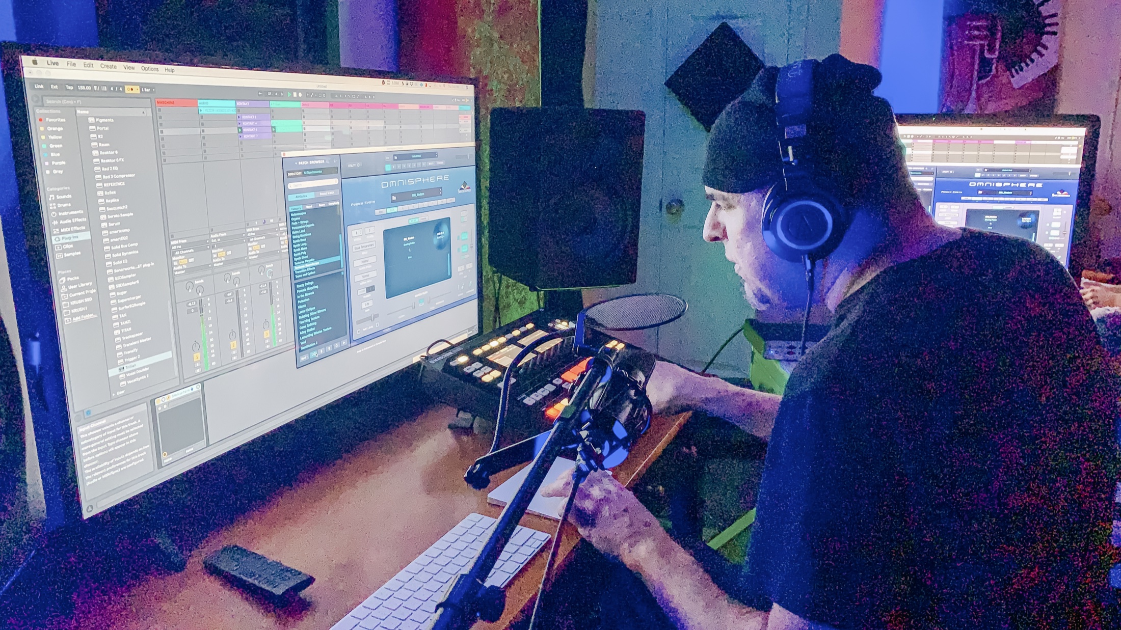 Ron producing in the box